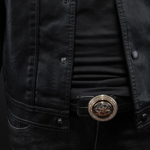 MONTCLAIR - Veste en cuir Rider